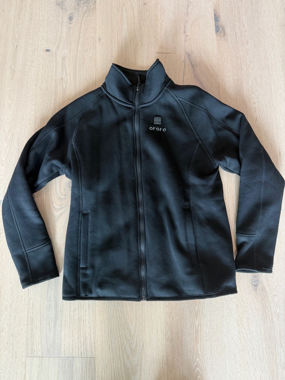 Ororo Women's 3 zone fleece heated jacket - Picture 3 of 10